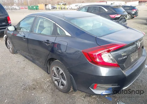 2020 Honda Civic Lx из США, поврежденный, VIN 19XFC2F64LE211335